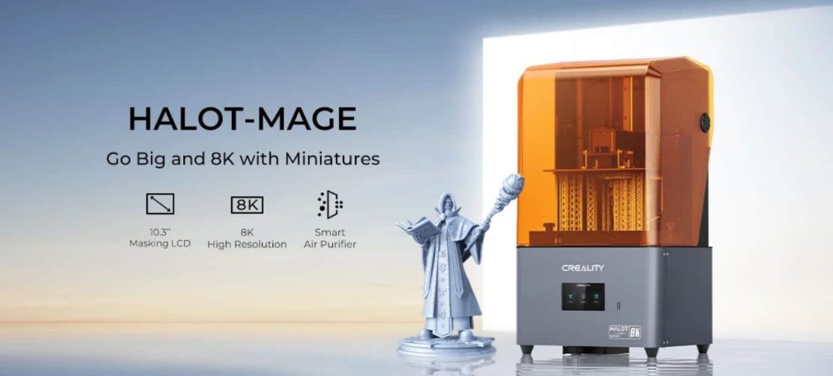 پرینتر سه بعدی Creality HALOT MAGE 8K افزاسازان نمای سوم