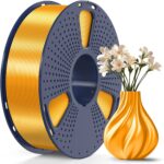 فیلامنت  +Silk PLA زرد کهربایی sunlu